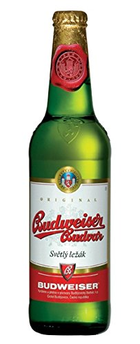 Budweiser Budvar Premium Czech Lager 10 x 500ml Bottles