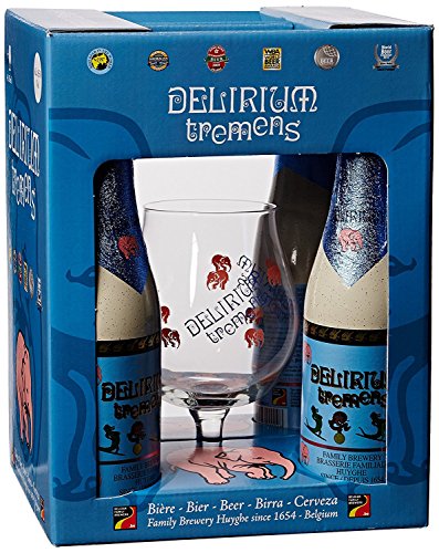 Delirium Gift Pack with Glass, 4 x 330 ml