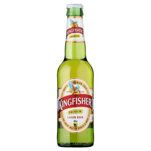 Kingfisher Premium Lager Beer (24 x 330ml Bottles)