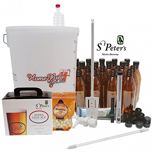 JHMYAR St Peters Micro Brewery Home Brew Beer Complete Starter Kit – India Pale Ale