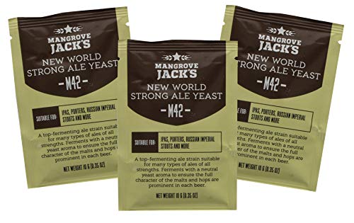 3X Mangrove Jack Craft Series Yeast M42 New World Strong Ale (10g)