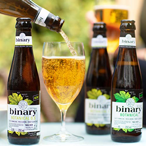 BINARY BOTANICAL- Award winning wine-lovers beer. Tangy & aromatic, brewed for food. Vegan | Gluten Free | 90cal | 20 x…