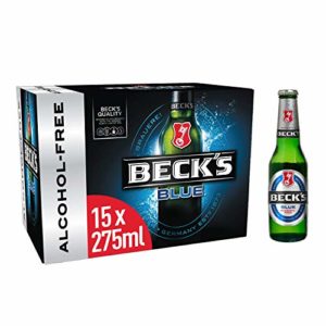 Becks Blue 0% Alcohol Free German Lager Beer Bottle, 15x275ml