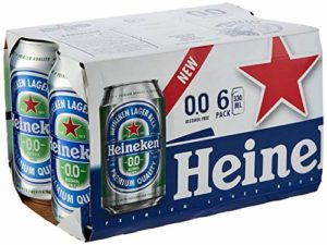 Heineken 0.0 Alcohol Free Beer Cans, 6×330 ml