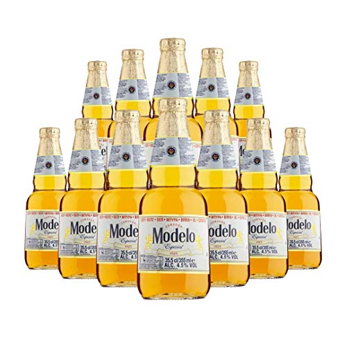 Modelo Especial Mexican Lager 355ml Bottles (12 Pack) – 4.5% ABV