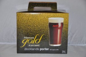 Muntons Gold Continental Docklands Porter Kit – Makes 40 Pints – Home Brew Beer Kit