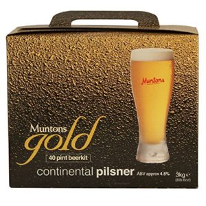 Muntons Gold Range Continental Pilsner homebrew beer kit