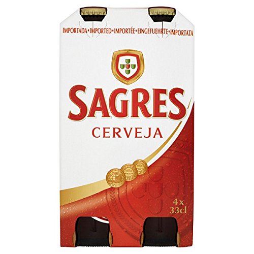 Sagres Imported Portuguese Beer (24 x 330ml Bottles)