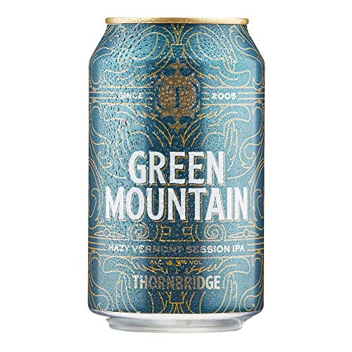 Thornbridge Brewery – Green Mountain Hazy Session IPA – 4.3%- cans – 330 ml – 12 count