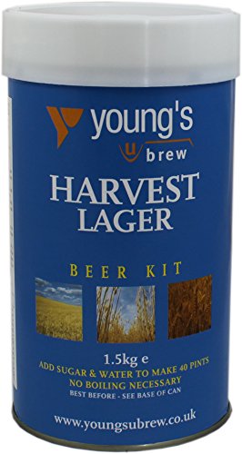 Youngs Harvest Lager Kit – Makes 40 Pints! – Home Brew Beer Kit