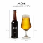 Libbey-Beer-glass-Arome-37-cl-370-ml-Set-of-6-Footed-Dishwasher-safe-Tulip-glass-Lager-glass-0-2