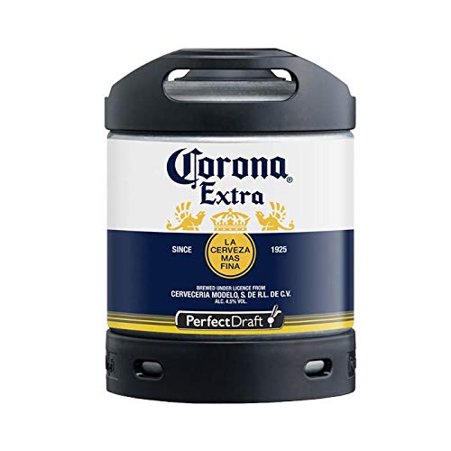 PerfectDraft Corona Extra Lager Beer keg for Philips Machine, 6 L